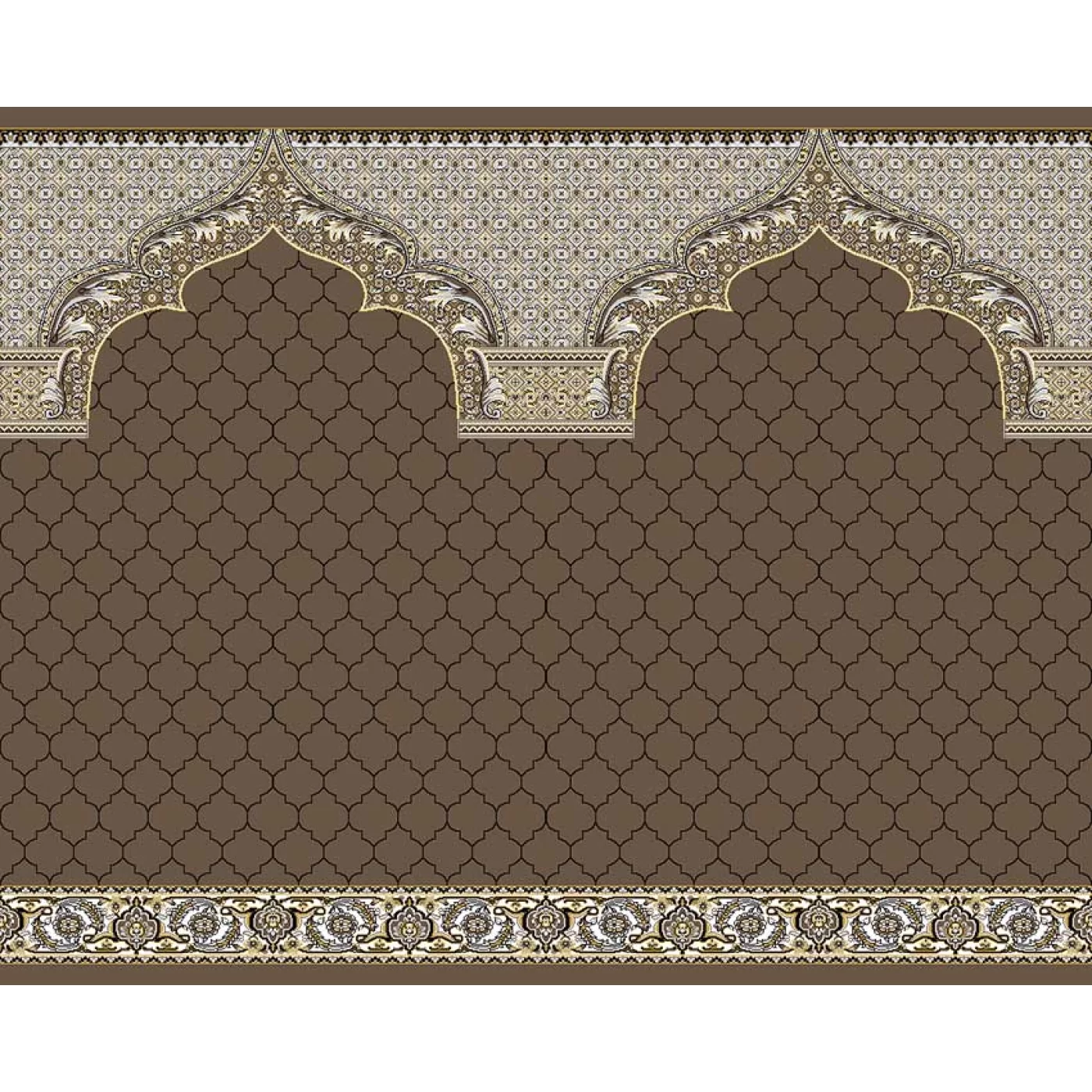 فرش سجاده ای طرح106 نسکافه ای
