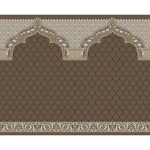فرش سجاده ای طرح106 نسکافه ای