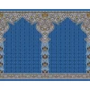 فرش سجاده ای طرح107آبی