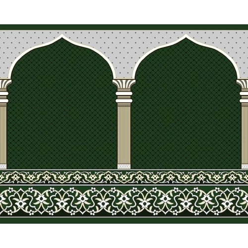 فرش سجاده ای طرح 158 سبز