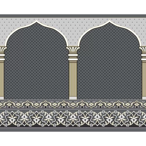 فرش سجاده ای طرح 159 دودی