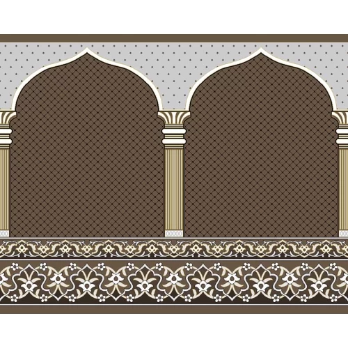 فرش سجاده ای طرح 160 نسکافه ای...