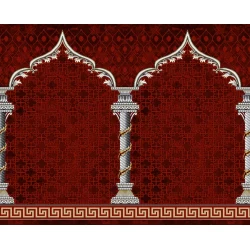 فرش سجاده ای طرح 163 لاکی - بازارفرش - فرش سجاده