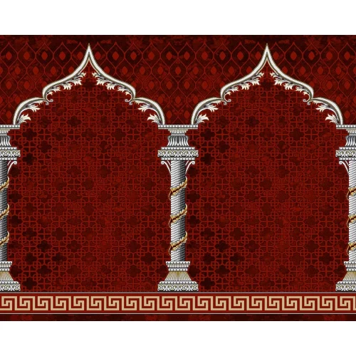 فرش سجاده ای طرح 163 لاکی