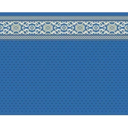 فرش سجاده ای طرح 167  آبی - بازارفرش - فرش سجاده