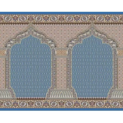 فرش سجاده ای طرح113آبی