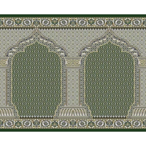فرش سجاده ای طرح116 سبز