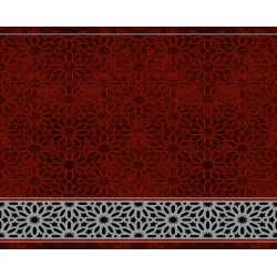 فرش سجاده ای طرح127لاکی - بازارفرش - سجاده