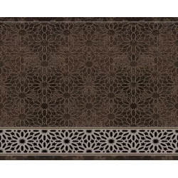 فرش سجاده ای طرح129 نسکافه ای - بازارفرش - سجاده
