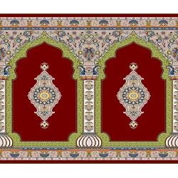 فرش سجاده ای طرح 193 لاکی - بازارفرش - فرش سجاده