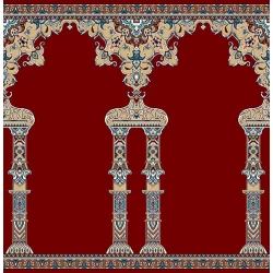 فرش سجاده ای طرح 228  لاکی - بازارفرش - فرش سجاده
