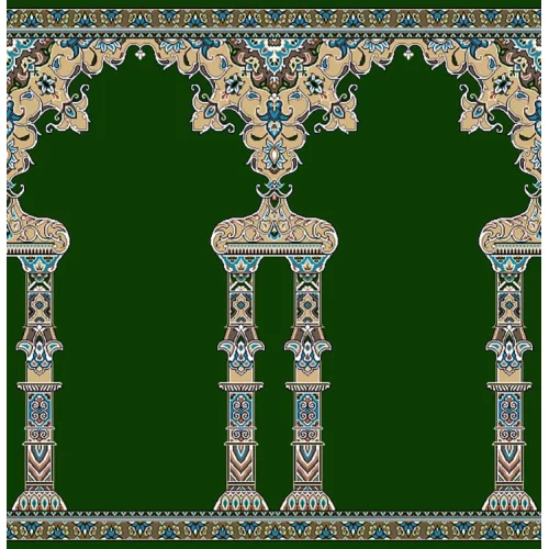 فرش سجاده ای طرح 229  سبز