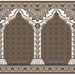 فرش سجاده ای طرح 235  گردویی