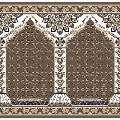 فرش سجاده ای طرح 235  گردویی