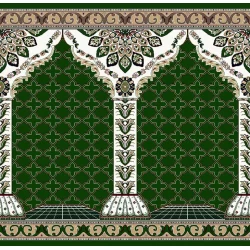 فرش سجاده ای طرح 237  سبز