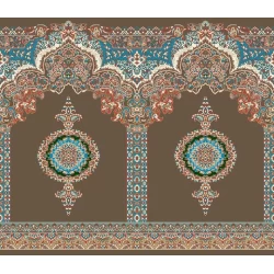 فرش سجاده ای طرح 239  گردویی