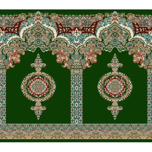 فرش سجاده ای طرح 241  سبز