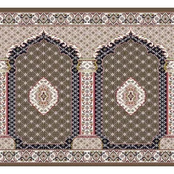 فرش سجاده ای طرح 247  گردویی