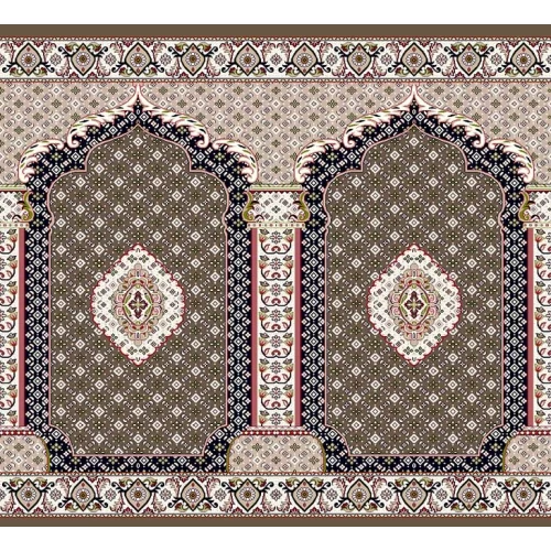 فرش سجاده ای طرح 247  گردویی