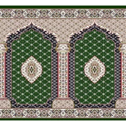 فرش سجاده ای طرح 249  سبز