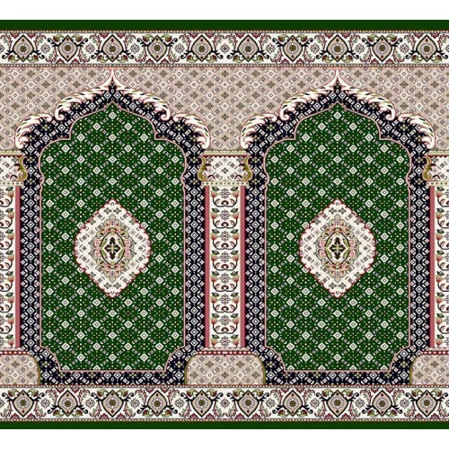 فرش سجاده ای طرح 249  سبز