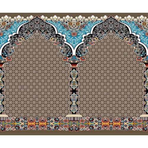 فرش سجاده ای طرح 255  گردویی