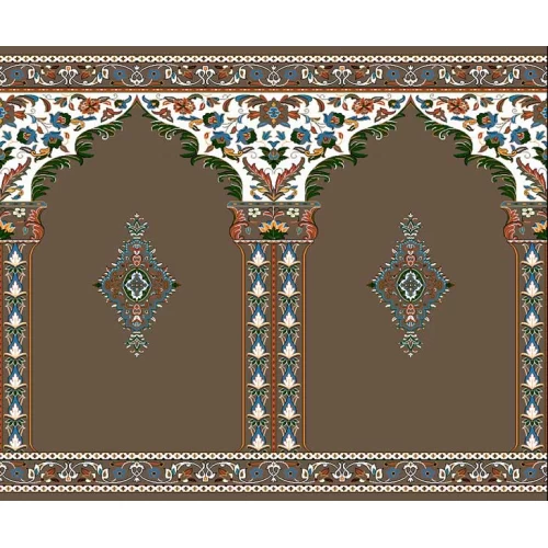 فرش سجاده ای طرح 259  گردویی