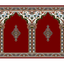 فرش سجاده ای طرح 260 لاکی - بازارفرش - فرش سجاده