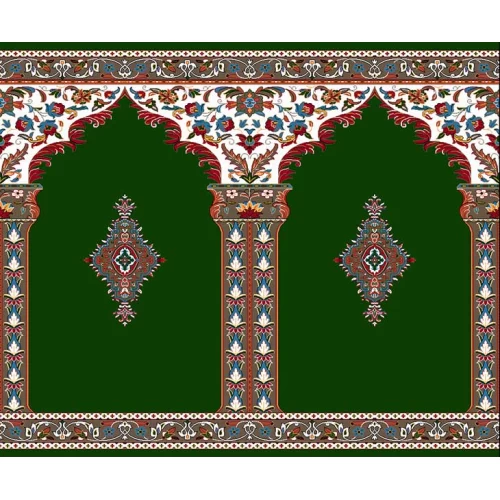 فرش سجاده ای طرح 261 سبز