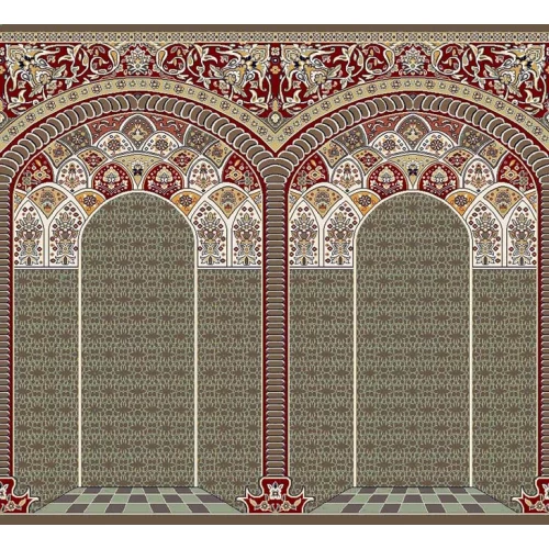 فرش سجاده ای طرح 267  گردویی