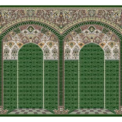 فرش سجاده ای طرح 269  سبز