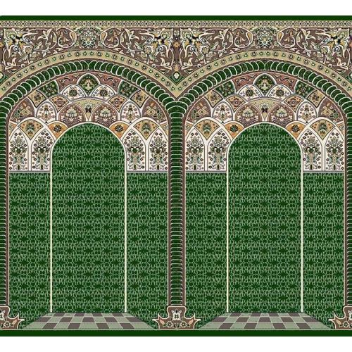 فرش سجاده ای طرح 269  سبز