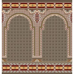 فرش سجاده ای طرح 271  گردویی