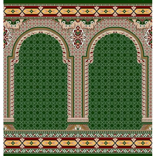 فرش سجاده ای طرح 273  سبز