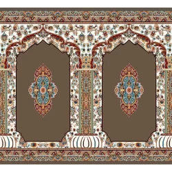 فرش سجاده ای طرح 199  گردویی - بازارفرش - فرش سجاده