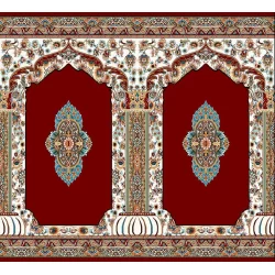 فرش سجاده ای طرح 200  لاکی - بازارفرش - فرش سجاده