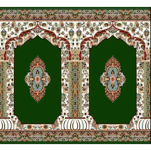 فرش سجاده ای طرح 201  سبز