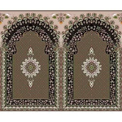 فرش سجاده ای طرح 203 گردویی - بازارفرش - فرش سجاده