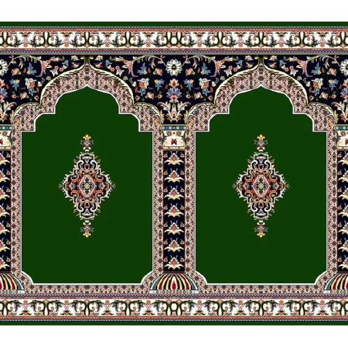 فرش سجاده ای طرح 209 سبز