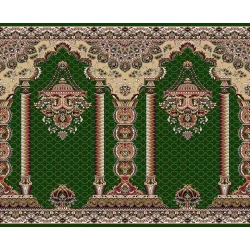 فرش سجاده ای طرح 213 سبز