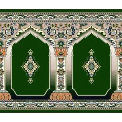 فرش سجاده ای طرح 217  سبز