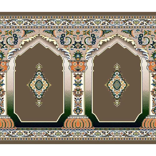 فرش سجاده ای طرح 215  گردویی