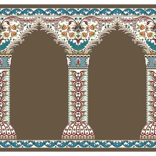 فرش سجاده ای طرح 219  گردویی