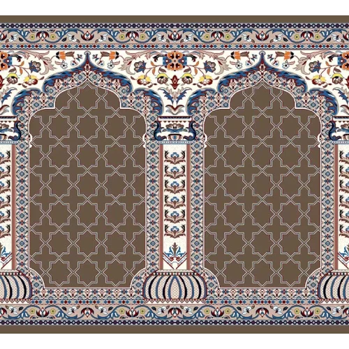 فرش سجاده ای طرح 223  گردویی