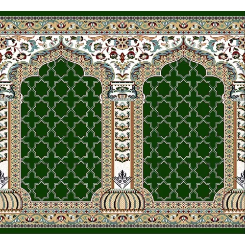 فرش سجاده ای طرح 225  سبز