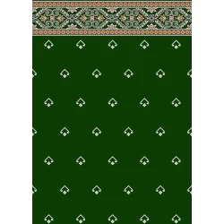 فرش سجاده ای طرح 320  سبز - بازارفرش - فرش سجاده ای
