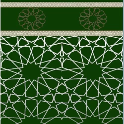 فرش سجاده ای طرح 290  سبز - بازارفرش - فرش سجاده ای