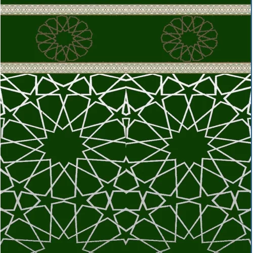 فرش سجاده ای طرح 290  سبز