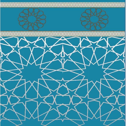 فرش سجاده ای طرح  289  آبی