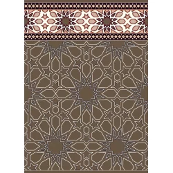 فرش سجاده ای طرح 310 گردویی - بازارفرش - فرش سجاده ای